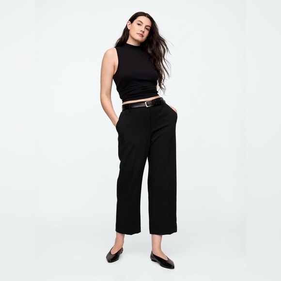 NWT! GAP Black Mid Rise Easy Straight-Leg Pants - Multiple Sizes 🔹 - Picture 6 of 10